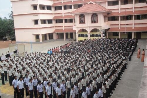 Assembly at Holy Cross Vidya Sadan Thellakom 1