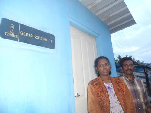 Glory and her husband